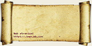 Jana Nicović vizit kartica